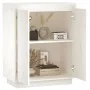 Aparador de madera maciza de pino blanco 60x34x75 cm de vidaXL, Aparadores - Ref: Foro24-813346, Precio: 83,57 €, Descuento: %
