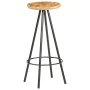 Taburetes de cocina 4 unidades madera de mango rugosa de vidaXL, Taburetes de cocina - Ref: Foro24-286615, Precio: 249,05 €, ...