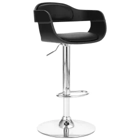 Schwarzer Küchenhocker aus Kunstleder von vidaXL, Küchenhocker - Ref: Foro24-287403, Preis: 125,09 €, Rabatt: %