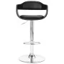 Schwarzer Küchenhocker aus Kunstleder von vidaXL, Küchenhocker - Ref: Foro24-287403, Preis: 125,09 €, Rabatt: %