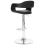 Schwarzer Küchenhocker aus Kunstleder von vidaXL, Küchenhocker - Ref: Foro24-287403, Preis: 125,09 €, Rabatt: %