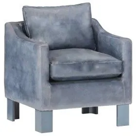 Gray genuine leather armchair by vidaXL, Armchairs - Ref: Foro24-286957, Price: 173,95 €, Discount: %