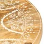Taburete pintado a mano madera maciza de mango 38x38x35 cm de vidaXL, Taburetes de cocina - Ref: Foro24-287445, Precio: 71,11...