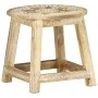 Taburete pintado a mano madera maciza de mango 38x38x35 cm de vidaXL, Taburetes de cocina - Ref: Foro24-287445, Precio: 71,11...