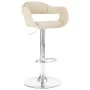 Taburete de cocina cuero sintético blanco de vidaXL, Taburetes de cocina - Ref: Foro24-287404, Precio: 124,55 €, Descuento: %