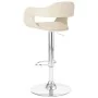 Taburete de cocina cuero sintético blanco de vidaXL, Taburetes de cocina - Ref: Foro24-287404, Precio: 124,55 €, Descuento: %