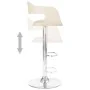 Taburete de cocina cuero sintético blanco de vidaXL, Taburetes de cocina - Ref: Foro24-287404, Precio: 124,55 €, Descuento: %