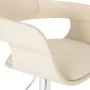 Taburete de cocina cuero sintético blanco de vidaXL, Taburetes de cocina - Ref: Foro24-287404, Precio: 124,55 €, Descuento: %