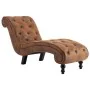 Diván de piel de ante artificial marrón de vidaXL, Divanes - Ref: Foro24-248607, Precio: 277,33 €, Descuento: %