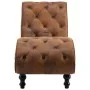 Diván de piel de ante artificial marrón de vidaXL, Divanes - Ref: Foro24-248607, Precio: 277,33 €, Descuento: %