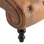 Diván de piel de ante artificial marrón de vidaXL, Divanes - Ref: Foro24-248607, Precio: 277,33 €, Descuento: %