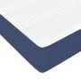 Box spring bed with blue fabric mattress 200x200 cm by vidaXL, Beds and slatted bases - Ref: Foro24-3144552, Price: 529,44 €,...