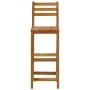 Taburetes de cocina 4 unidades madera maciza de acacia de vidaXL, Sillas de jardín - Ref: Foro24-310286, Precio: 270,06 €, De...