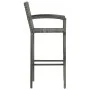 Taburetes de cocina 2 unidades ratán sintético gris de vidaXL, Sillas de jardín - Ref: Foro24-313453, Precio: 97,33 €, Descue...