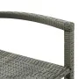Kitchen stools 2 units synthetic rattan gray by vidaXL, Garden chairs - Ref: Foro24-313453, Price: 97,33 €, Discount: %