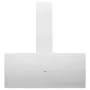 White tempered glass steel wall extractor hood 90 cm by vidaXL, Extractors - Ref: Foro24-51678, Price: 227,32 €, Discount: %