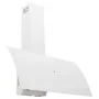 White tempered glass steel wall extractor hood 90 cm by vidaXL, Extractors - Ref: Foro24-51678, Price: 227,32 €, Discount: %