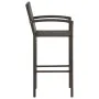 Taburetes de cocina 4 unidades ratán sintético marrón de vidaXL, Sillas de jardín - Ref: Foro24-313454, Precio: 181,81 €, Des...
