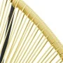 Silla de jardín Acapulco ratán sintético beige de vidaXL, Sillas de jardín - Ref: Foro24-313140, Precio: 116,22 €, Descuento: %