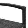 Taburetes de cocina 4 unidades ratán sintético negro de vidaXL, Sillas de jardín - Ref: Foro24-313455, Precio: 189,91 €, Desc...