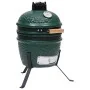 Barbacoa 2 en 1 ahumadora Kamado de cerámica verde 56 cm de vidaXL, Barbacoas - Ref: Foro24-316094, Precio: 250,71 €, Descuen...
