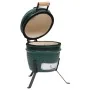 Barbacoa 2 en 1 ahumadora Kamado de cerámica verde 56 cm de vidaXL, Barbacoas - Ref: Foro24-316094, Precio: 250,71 €, Descuen...