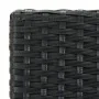 Taburetes altos de jardín cojines 4 uds ratán sintético negro de vidaXL, Sillas de jardín - Ref: Foro24-313437, Precio: 295,7...