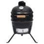 Barbacoa 2 en 1 ahumadora Kamado de cerámica negro 56 cm de vidaXL, Barbacoas - Ref: Foro24-316093, Precio: 259,48 €, Descuen...