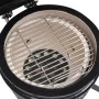 Barbacoa 2 en 1 ahumadora Kamado de cerámica negro 56 cm de vidaXL, Barbacoas - Ref: Foro24-316093, Precio: 259,48 €, Descuen...