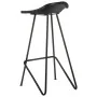 Taburetes de cocina 2 unidades cuero auténtico negro de vidaXL, Taburetes de cocina - Ref: Foro24-320641, Precio: 145,55 €, D...