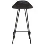 Taburetes de cocina 2 unidades cuero auténtico negro de vidaXL, Taburetes de cocina - Ref: Foro24-320641, Precio: 145,55 €, D...