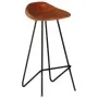 Taburetes de barra de cocina 4 unidades cuero auténtico marrón de vidaXL, Taburetes de cocina - Ref: Foro24-320644, Precio: 2...