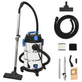 Aspirador en seco y húmedo plateado 1200 W 30 L de vidaXL, Aspiradoras - Ref: Foro24-152916, Precio: 108,82 €, Descuento: %