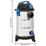 Aspirador en seco y húmedo plateado 1200 W 30 L de vidaXL, Aspiradoras - Ref: Foro24-152916, Precio: 108,82 €, Descuento: %