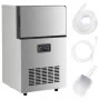 Máquina de hacer cubitos de hielo plateada 45 kg/24 h de vidaXL, Máquinas de hielo - Ref: Foro24-153682, Precio: 398,42 €, De...