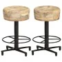 Taburetes de cocina 2 unidades madera maciza de mango 52 cm de vidaXL, Taburetes de cocina - Ref: Foro24-321963, Precio: 124,...