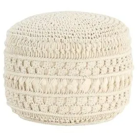 Handgefertigter Makramee-Pouf aus Baumwolle, 45 x 30 cm von vidaXL, Osmanen - Ref: Foro24-324002, Preis: 78,95 €, Rabatt: %