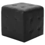 Puf 2 unidades cuero sintético negro 30x30x30 cm de vidaXL, Otomanas - Ref: Foro24-278390, Precio: 71,84 €, Descuento: %