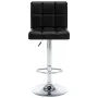 Taburetes de cocina 2 unidades cuero sintético negro by vidaXL, Kitchen stools - Ref: Foro24-323634, Price: 112,40 €, Discoun...