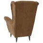 Sillón de terciopelo marrón de vidaXL, Sillones - Ref: Foro24-324067, Precio: 200,68 €, Descuento: %
