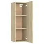 Muebles de TV 2 uds madera contrachapada roble 30,5x30x90 cm de vidaXL, Muebles TV - Ref: Foro24-803351, Precio: 85,75 €, Des...