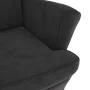 Sillón de terciopelo gris oscuro de vidaXL, Sillones - Ref: Foro24-324060, Precio: 200,98 €, Descuento: %