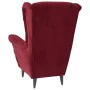 Sillón de tela color vino de vidaXL, Sillones - Ref: Foro24-324064, Precio: 220,69 €, Descuento: %