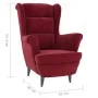 Weinfarbener Stoffsessel von vidaXL, Sessel - Ref: Foro24-324064, Preis: 220,69 €, Rabatt: %