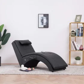 Diván de masaje con almohada de cuero sintético marrón de vidaXL, Divanes - Ref: Foro24-281344, Precio: 263,83 €, Descuento: %