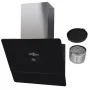 Campana extractora vidrio templado negro con pantalla 600 mm de vidaXL, Extractores - Ref: Foro24-241215, Precio: 152,81 €, D...