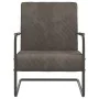 Silla voladiza de terciopelo gris claro de vidaXL, Sillones - Ref: Foro24-325724, Precio: 95,48 €, Descuento: %