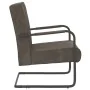 Silla voladiza de terciopelo gris claro de vidaXL, Sillones - Ref: Foro24-325724, Precio: 95,48 €, Descuento: %