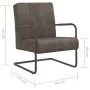 Silla voladiza de terciopelo gris claro de vidaXL, Sillones - Ref: Foro24-325724, Precio: 95,48 €, Descuento: %