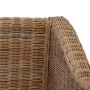 Sillón con cojines ratán natural de vidaXL, Sillones - Ref: Foro24-283075, Precio: 307,93 €, Descuento: %